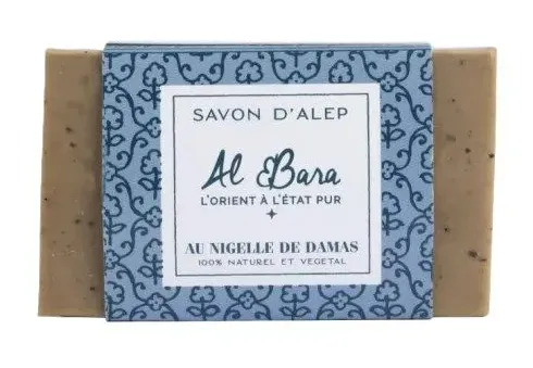 Al Bara Aleppo Scrubzeep Pure Olijfolie & Zwarte Komijn (150 gr)