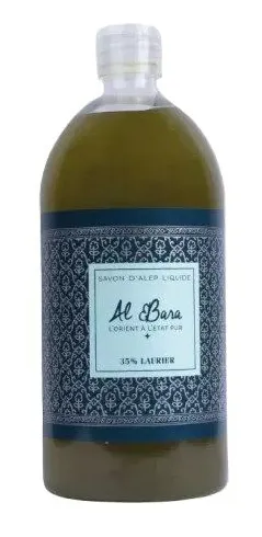 Al Bara Aleppo Vloeibare Zeep Olijfolie & 35% Laurierbesolie (1000 ml)