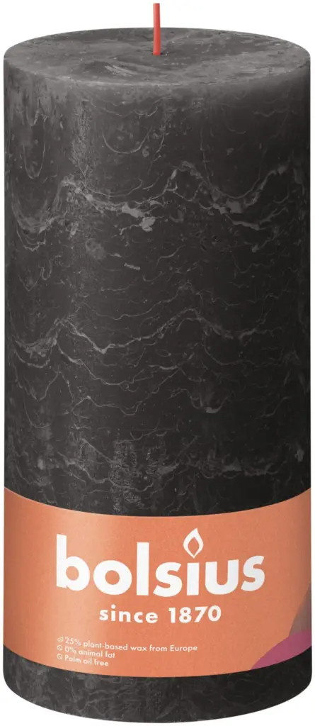 Bolsius Rustiekkaars 200/100 Stormygrey (1 stuk)