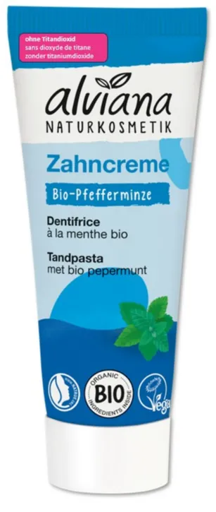 Alviana Biologische Pepermunt Tandpasta (75 ml)
