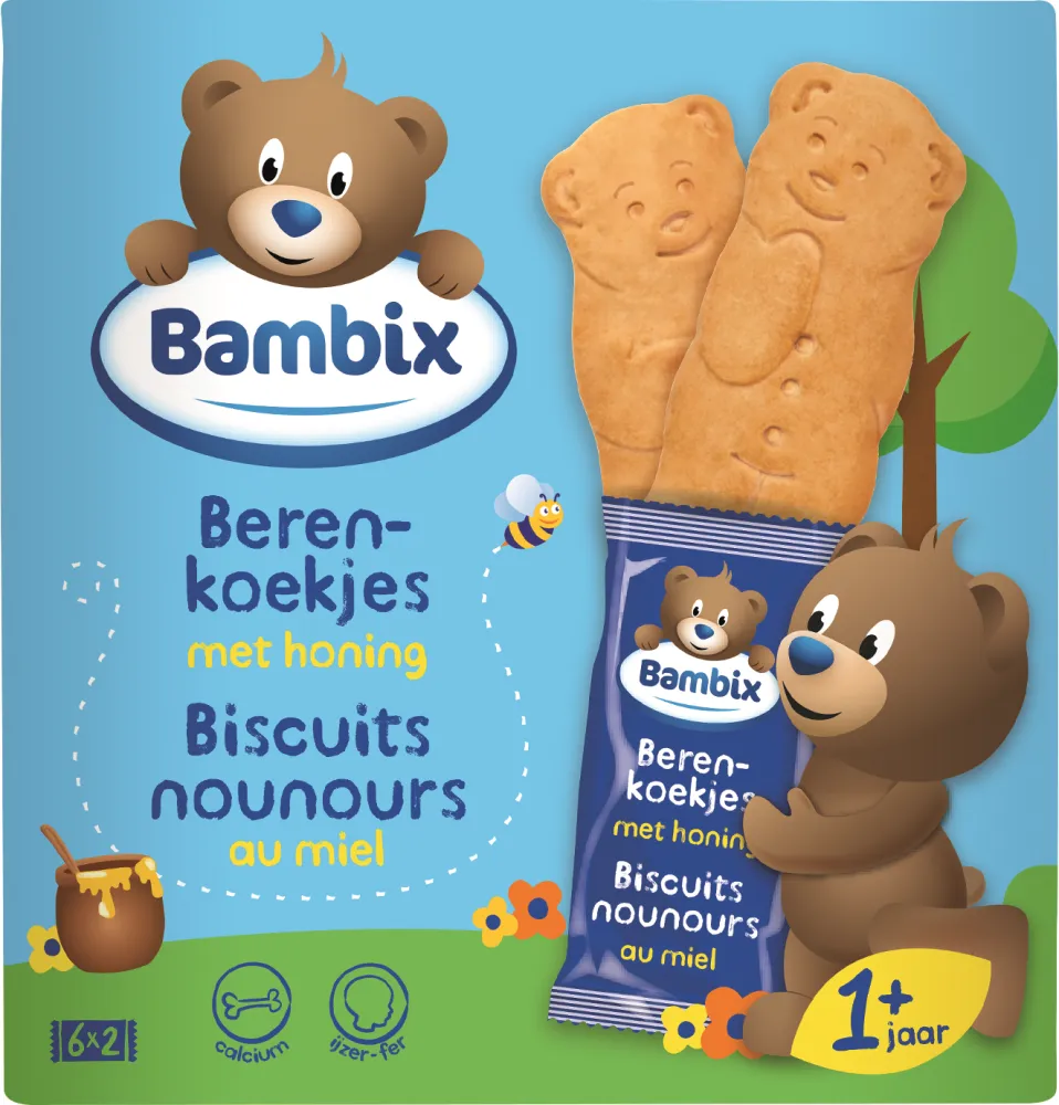 Bambix Berenkoekjes met Honing (150 gr)