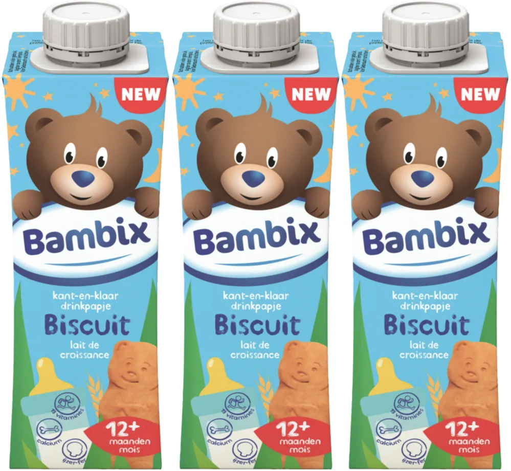 Bambix Drinkpap Kant-en-klaar Biscuit 12+ (750 ml)