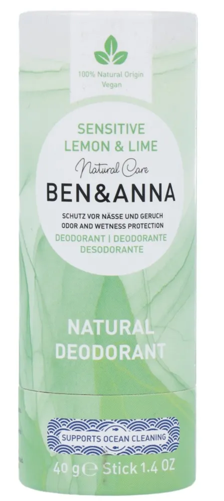 Ben & Anna Lemon & Lime Sensitive Deo Stick (40 gr)