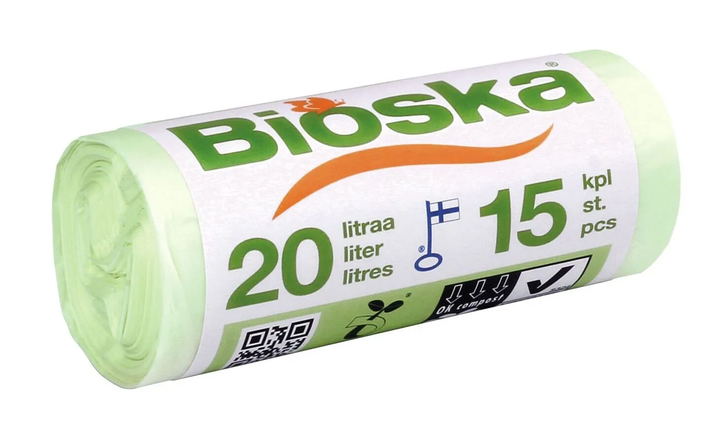 Bioska Afvalzakken 20 Liter (15 stuks)