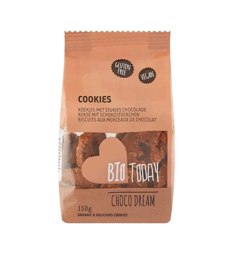 Biotoday Koekjes met Stukjes Chocolade (150 gr)