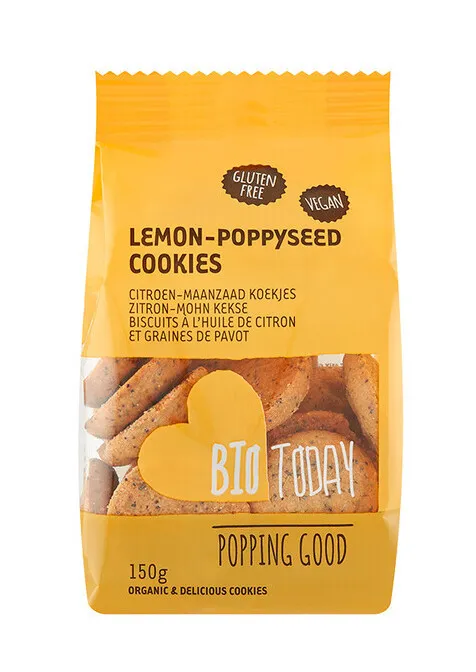 Biotoday Koekjes Citroen-maanzaad (150 gr)