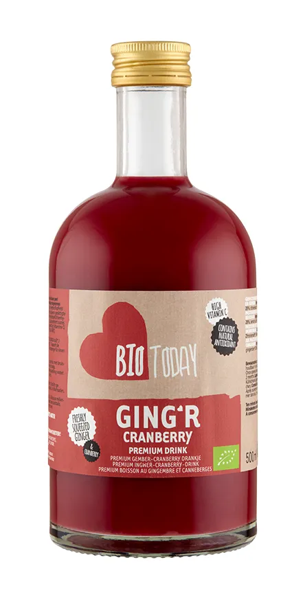 Biotoday Ginger Cranberry Premium Drink (500 ml)
