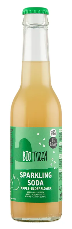 Biotoday Sparkling Soda Appel-vlierbloesem (275 ml)