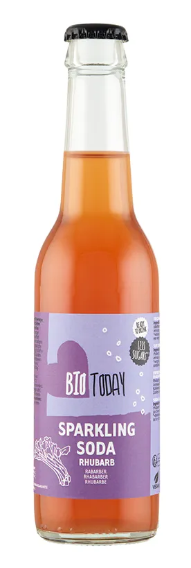 Biotoday Sparkling Soda Rabarber (275 ml)