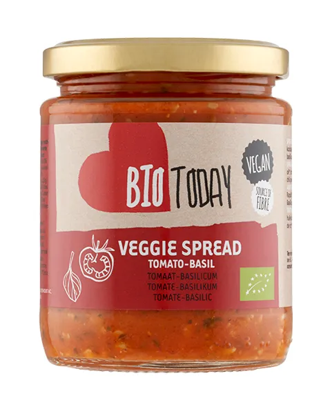 Biotoday Veggie Spread Tomato-basil (235 gr)