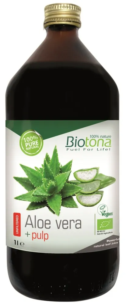 Biotona Unfiltered Aloë Vera + Pulp Sap Bio (1000 ml)