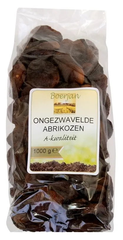 Boerjan Abrikozen Ongezwaveld (1000 gr)