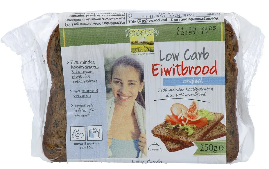 Boerjan Low Carb Eiwitbrood (250 gr)