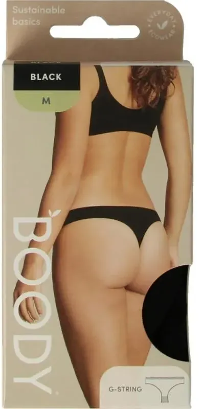 Boody G-string Zwart M (1 stuk)