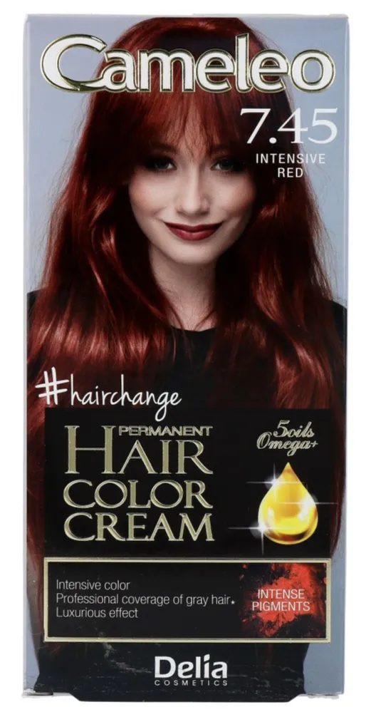 Cameleo Hair Color Cream 7.45 Intensive Red (1 stuk)