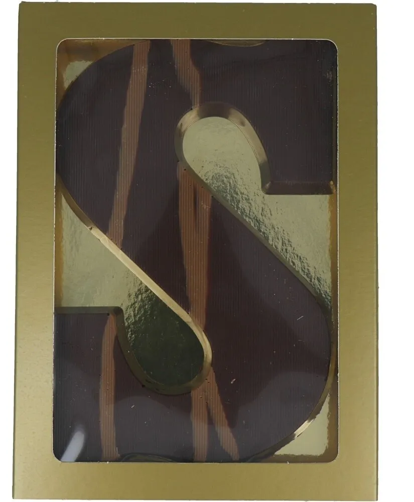 Caringe Sint Letter S Puur XL (200 gr)