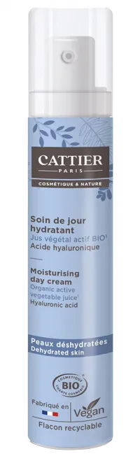 Cattier Moisturising Day Cream Hyaluronic Acid Dehydtrated Skin (50 ml)
