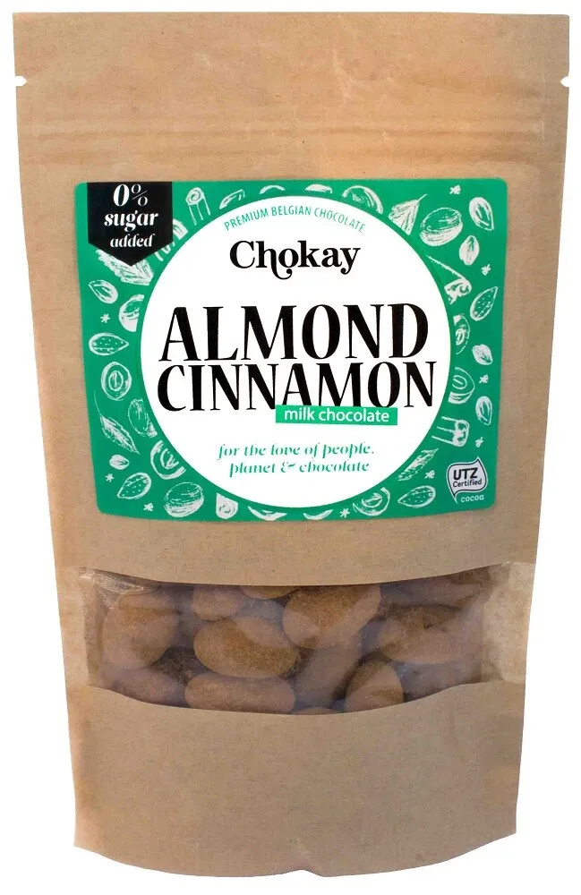 Chokay Almond Cinnamon Melkchocolade (110 gr)