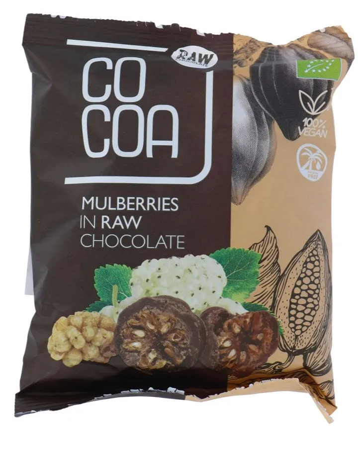 Cocoa Chocolade Moerbeien (70 gr)