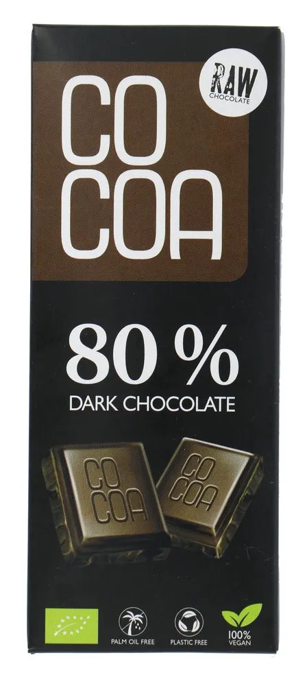 Cocoa 80% Dark Chocolate Reep (40 gr)