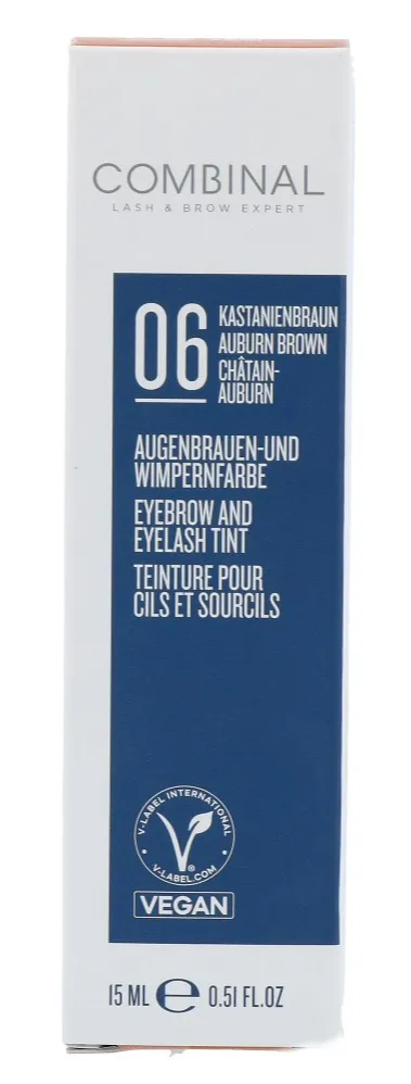 Combinal Eyebrow And Eyelash Tint 06 - Auburn Brown (15 ml)