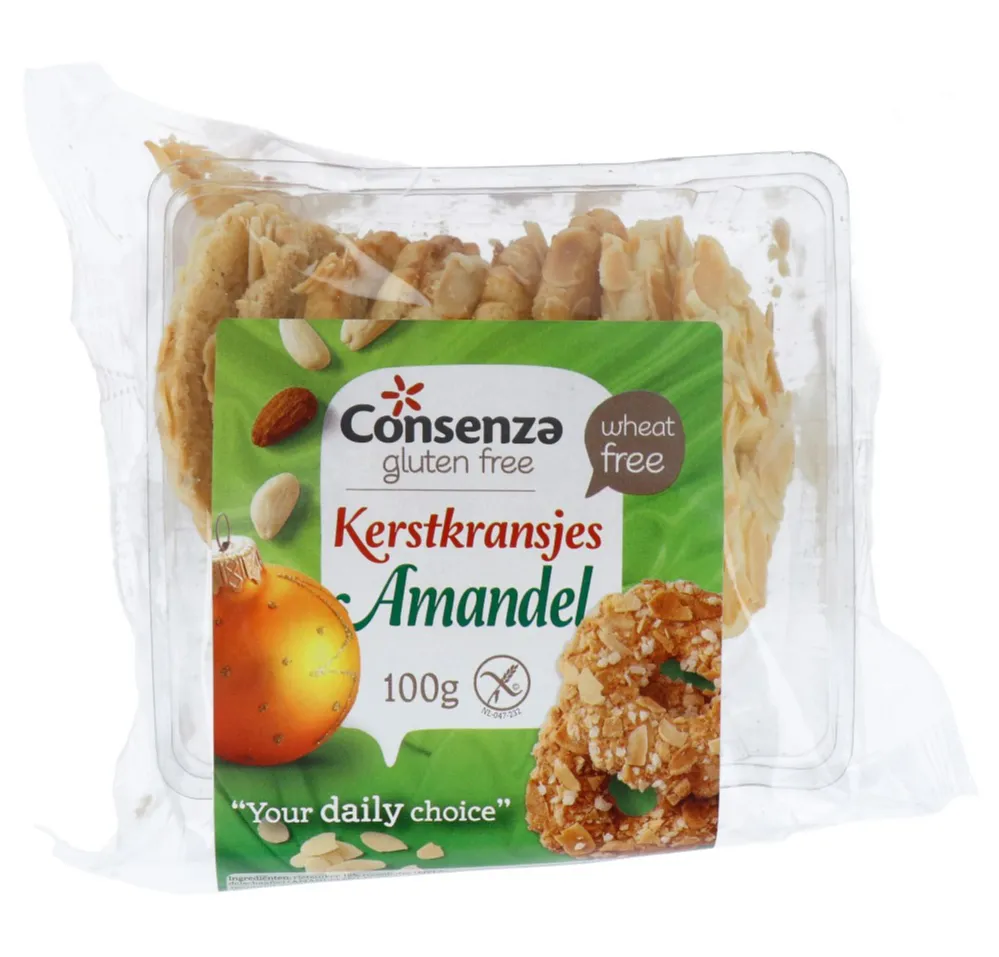 Consenza Kerstkransjes Amandel (100 gr)