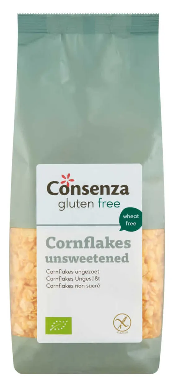 Consenza Bio Cornflakes Ongezoet (200 gr)
