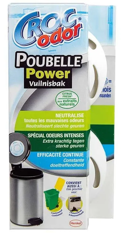 Croc Odor Power Vuilnisbak Citrus Fresh (2 stuks)