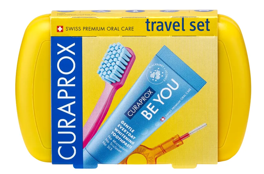 Curaprox Travel Set Geel (1 stuk)
