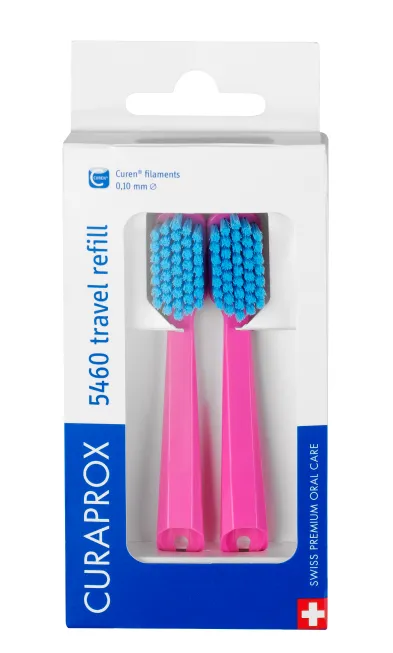 Curaprox Travel Refill Tandenborstelkoppen (2 stuks)