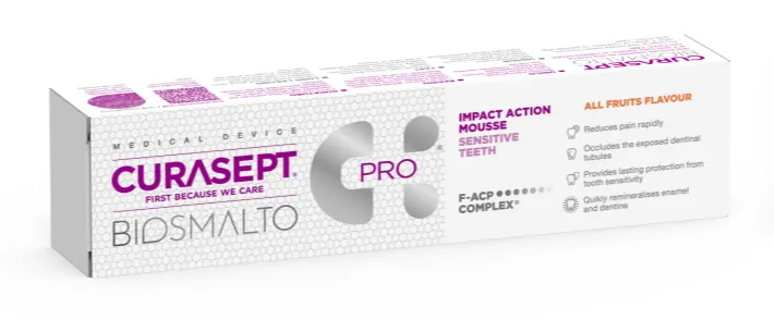 Curasept Biosmalto Pro Impact Action Mousse Sensitive (50 ml)