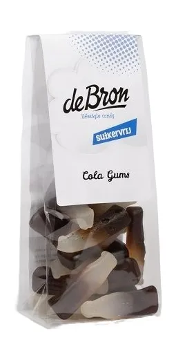 De Bron Cola Gums Suikervrij (90 gr)