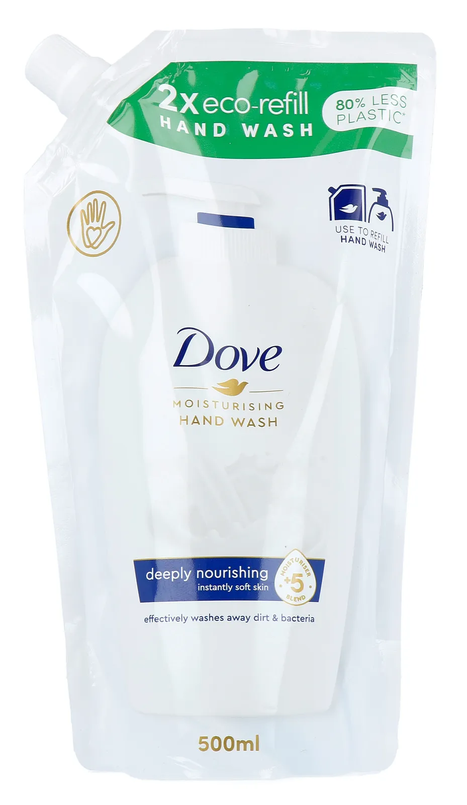 Dove Caring Handwash 2x Refill Pack (500 ml)
