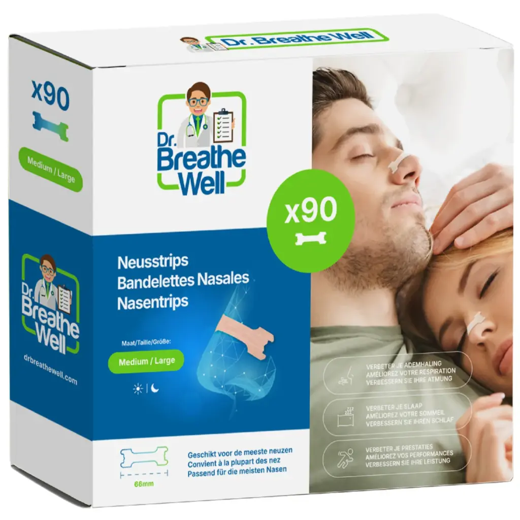 Dr. Breathe Well Neusstrips Medium/large (90 stuks)