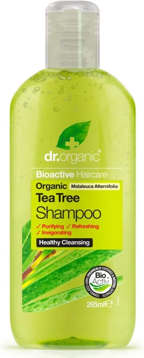 Dr Organic Tea Tree Shampoo (265 ml)