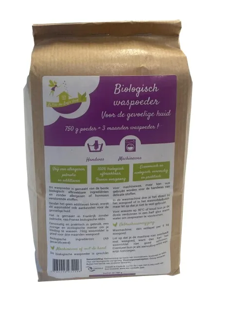 Eco Conseils Biologisch Waspoeder (750 gr)