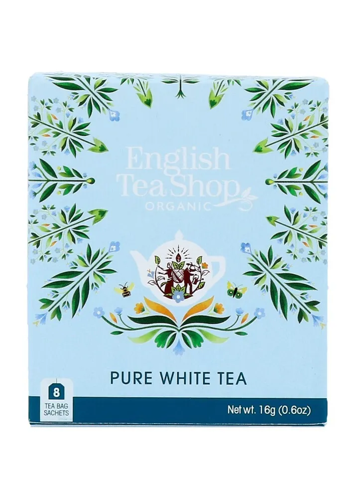 English Tea Shop Organic Pure White Tea (8 zakjes)