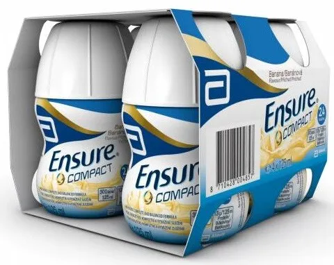 Abbott Ensure Compact Banaan 4x125ml (125 ml)