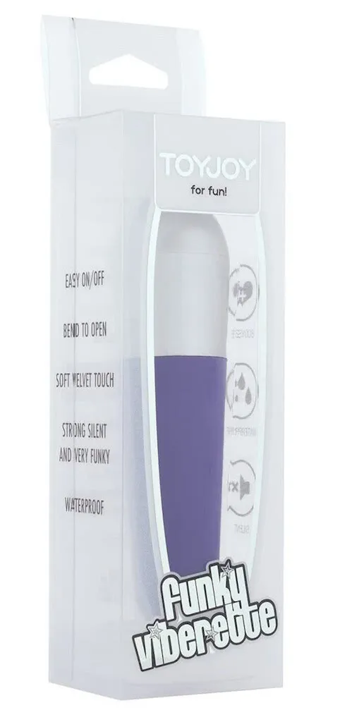 Toyjoy Vibrator Funky Viberette Purple (1 stuk)
