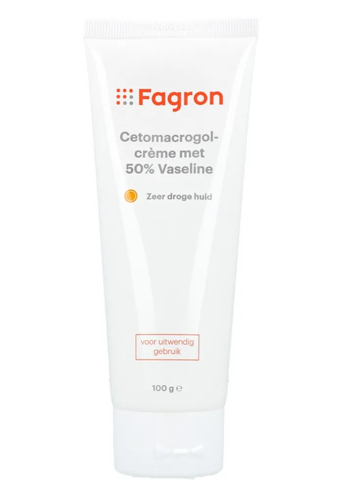 Fagron Cetomacrogolcrème met 50% Vaseline (100 gr)
