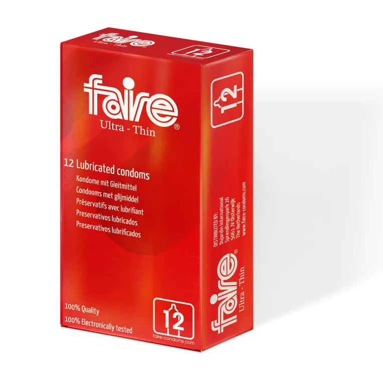 Faire Romance Faire Condoom Ultra Dun met Glijmiddel (12 stuks)