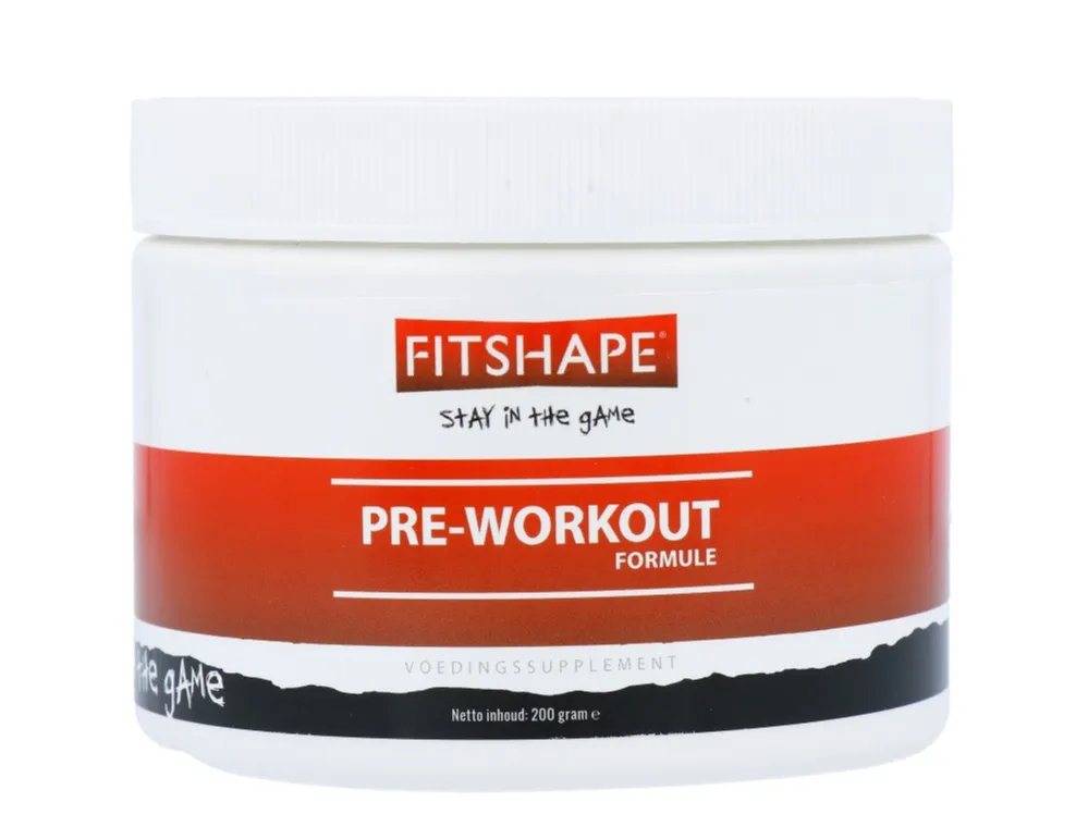 Fitshape Pre Workout Formule Poeder (200 gr)