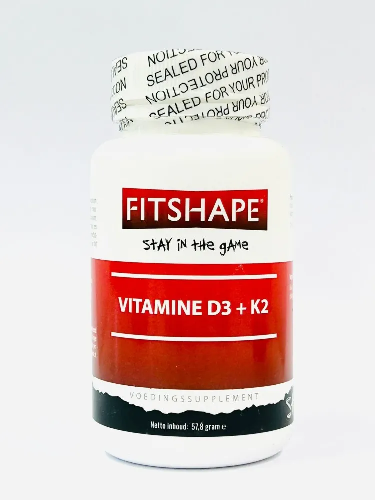 Fitshape Vitamine D3 & K2 Tabletten (90 tabletten)