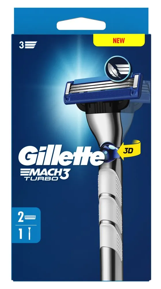 Gillette Mach3 Turbo Scheersysteem (1 stuk)