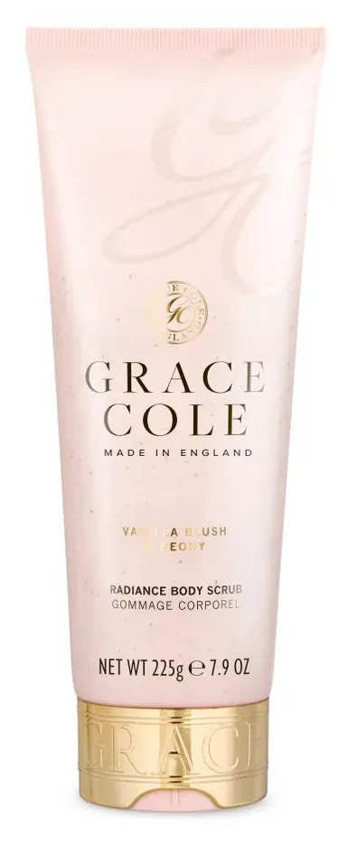 Grace Cole Vanilla Blush & Peony Radiance Body Scrub (225 gr)