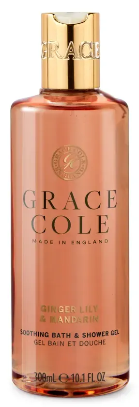 Grace Cole Ginger Lily & Mandarin Soothing Bath & Shower Gel (300 ml)