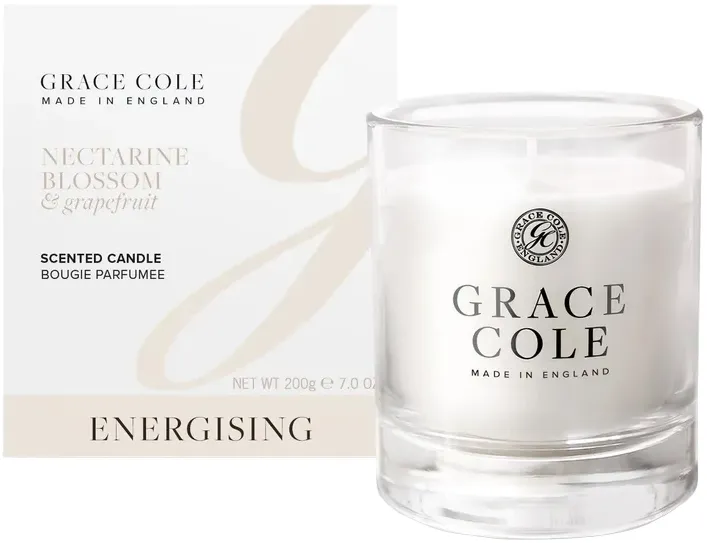 Grace Cole Nectarine Blossom & Grapefruit Scented Candle (1 stuk)