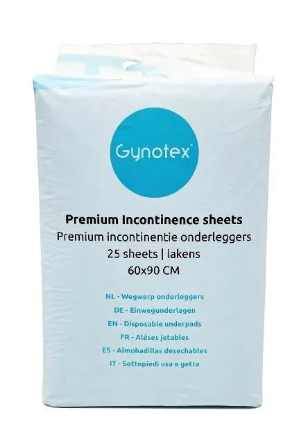 Gynotex Incontinentie Onderleggers 60x90 (25 stuks)