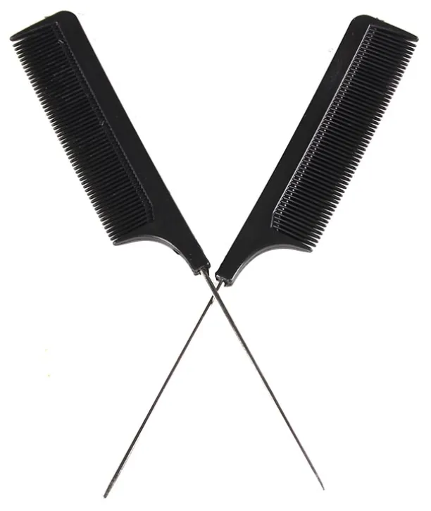 Hair Mode Puntkam Zwart (2 stuks)