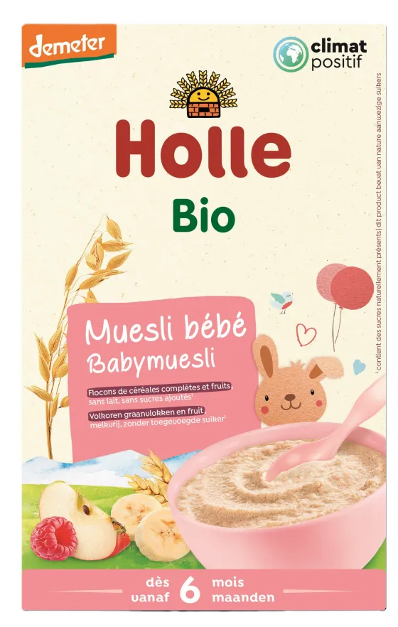 Holle Bio Baby Muesli Melkvrij (250 gr)